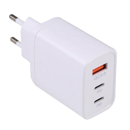 Essential charger for home and travel device needs - white 3-port USB wall charger with QC3.0 and dual PD ports for smartphones and tablets