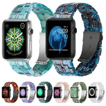 Five-Bead Resin Adjustable Band For Apple Watch 38-45mm