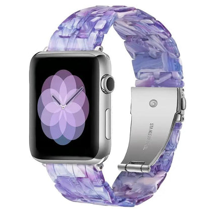 Five-Bead Resin Adjustable Band For Apple Watch 38-45mm