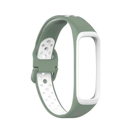 Two Color Silicone Watch Band For Samsung Galaxy Fit 2