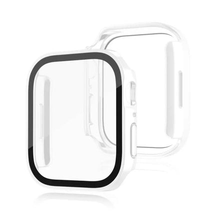 Waterproof 2in1 Tempered Glass Case For Apple Watch 40-45mm