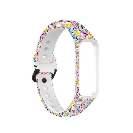 Silicone Printed Watch Band For Samsung Galaxy Fit 2