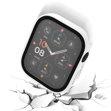 Apple Watch 41/45mm Waterproof Tempered Glass PC Case