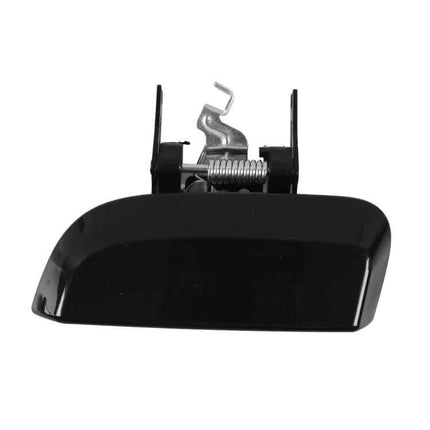 Nissan Pathfinder Right Rear Exterior Door Handle (2005-2012) black plastic replacement handle with spring and mounting bracket