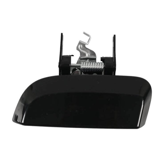 Nissan Pathfinder Right Rear Exterior Door Handle (2005-2012) black plastic replacement handle with spring and mounting bracket