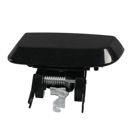 Nissan Pathfinder Right Rear Exterior Door Handle (2005-2012) black plastic replacement handle with spring and latch assembly