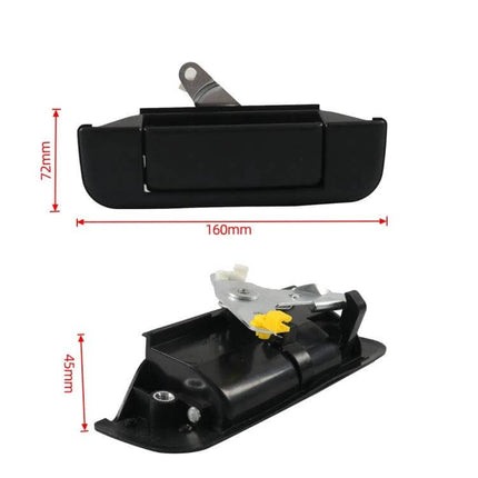 Tailgate Puller Handle Replacement for Toyota Pickup and SUVs black rear tailgate handle 160mm durable OE-compatible
