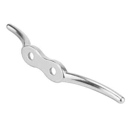 Two And A Half Inch Stainless Steel Marine Flagpole Hook With Screw - 316 stainless steel 2.5in marine cleat with screw mount for halyards