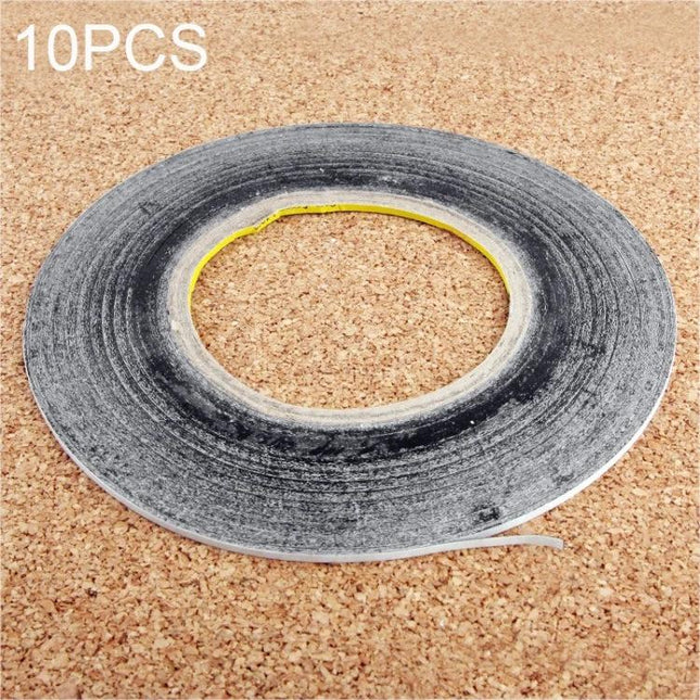 Double Sided Adhesive Tape for Phone Screen Repair, 50m Length - roll of pressure-sensitive black adhesive tape for phone screen replacement (10pcs)