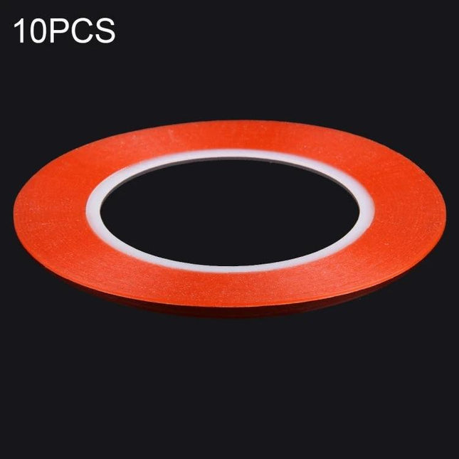Double Sided Adhesive Tape for Phone and Home Repairs, 25m Length - red polyester repair tape roll for screens, tablets, moisture resistant strong bond