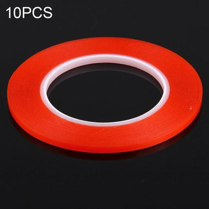 Double Sided Adhesive Tape for Phone and Home Repairs, 25m Length - red polyester tape roll for phone screen and tablet bonding