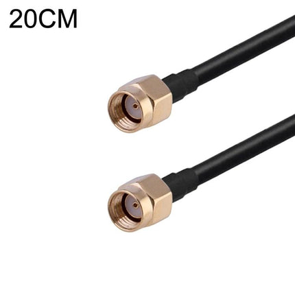 20cm RF Coaxial Cable for GPS and Wireless Antenna Use – 20cm RG174 pigtail jumper with SMA connectors for GPS navigation and wireless antenna extension