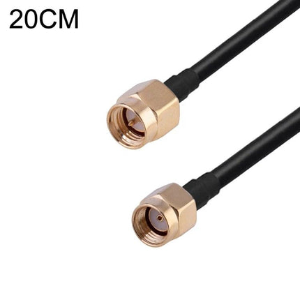 Alt Tag: 20cm RF Coaxial Cable for GPS and Wireless Antenna Use – 20cm RG174 pigtail jumper with SMA connectors for GPS and car radio antenna extension