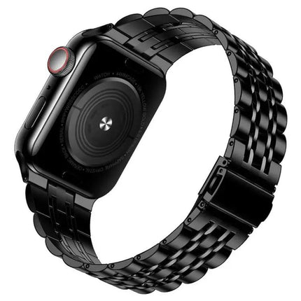 Seven Bead Stainless Steel Apple Watch Band Ultra Thin