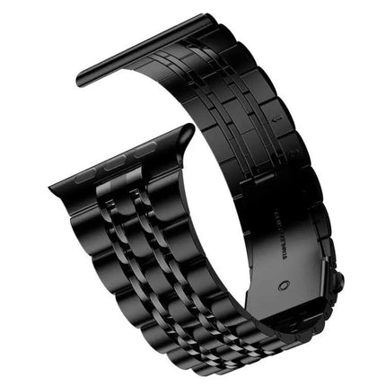 Seven Bead Stainless Steel Apple Watch Band Ultra Thin
