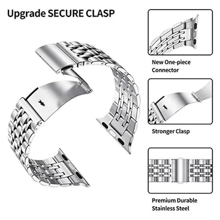 Seven Bead Stainless Steel Apple Watch Band Ultra Thin | Syndmart