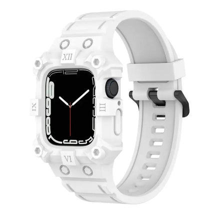 Silicone Integrated Apple Watch Band Adjustable 38-45mm