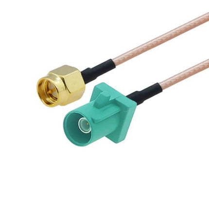 20cm Antenna Extension Cable for Navigation Systems - SMA male to Fakra green connector, 20cm low-loss GPS antenna extension