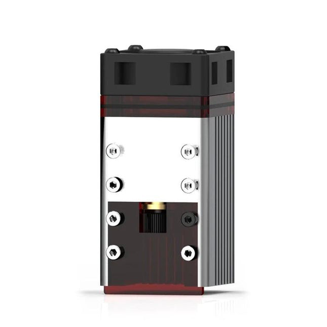 NEJE Safe Laser Engraver Module for DIY Enthusiasts compact module front view showing adjustable lens and mounting screws