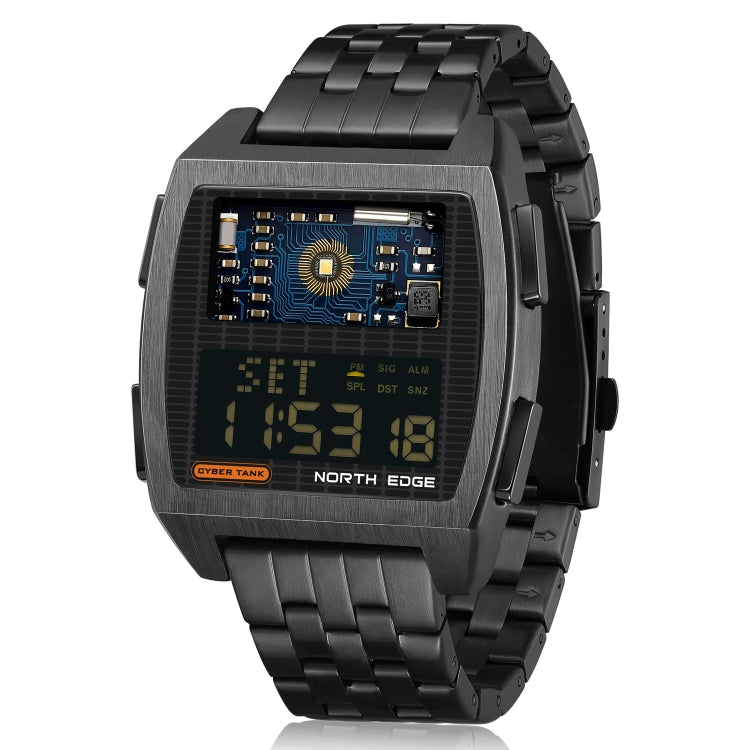 CyberTank Pro: Multifunctional Stainless Steel Smart Watch with Advanced Features