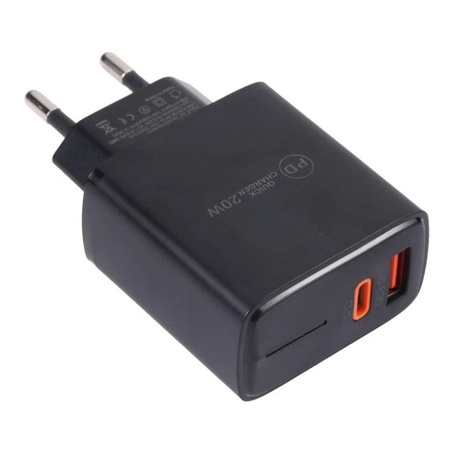 A Versatile USB Charger for Everyday Home and Travel Needs - compact black dual-port USB wall charger for phone and tablet