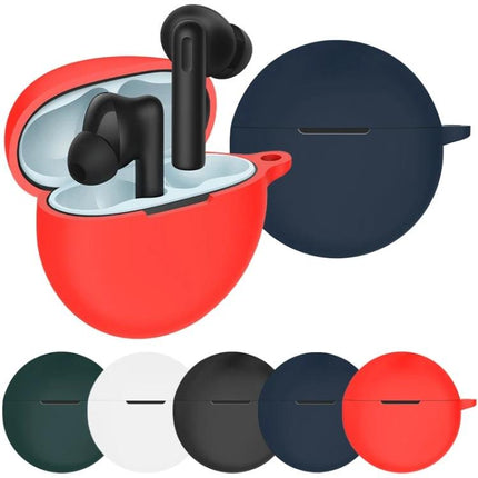 Silicone Protective Case for Everyday OPPO Earphone Protection - red and navy silicone cases for OPPO earbuds, lightweight dust and scratch protection