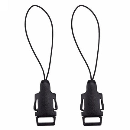Versatile Adapter for Attaching Cameras to Neck Straps – ABS plastic camera/phone strap adapter pair with cord loops for hiking and events