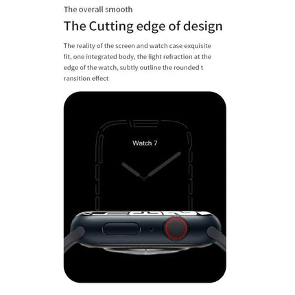 Smartwatch for Everyday Health Tracking and Reminders showing sleek watch side profile with heart rate and step tracking features
