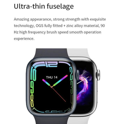 Smartwatch for Everyday Health Tracking and Reminders - sleek ultra-thin smartwatch with fitness tracking, heart rate monitoring and reminder features