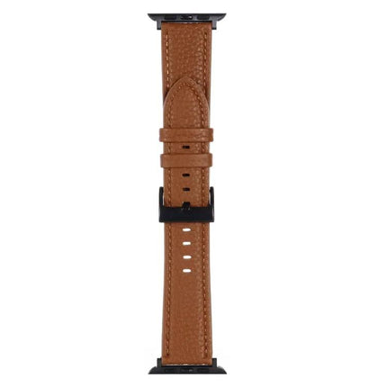 Litchi Texture Leather Apple Watch Band 38/40/41/42/44/45mm