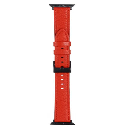 Litchi Texture Leather Apple Watch Band 38/40/41/42/44/45mm