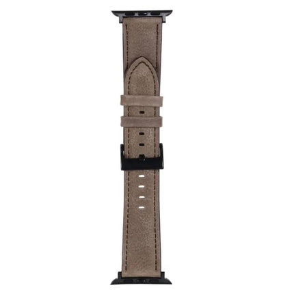 Litchi Texture Leather Apple Watch Band 38/40/41/42/44/45mm | Syndmart