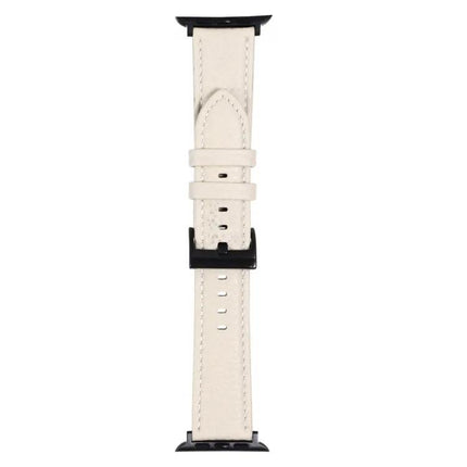Litchi Texture Leather Apple Watch Band 38/40/41/42/44/45mm