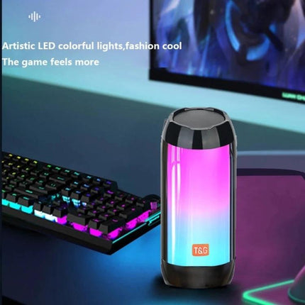 TG Bluetooth Speaker For Home Listening And Hands Free Calls compact LED RGB speaker for background music and calls