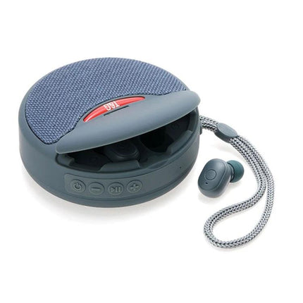 Portable Speaker And Detachable Earphone Combo For Daily Use compact travel Bluetooth speaker with detachable earphones