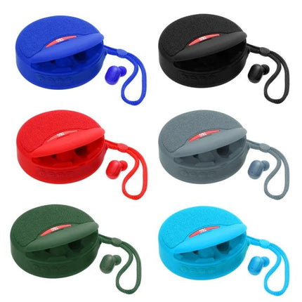 Portable Speaker And Detachable Earphone Combo For Daily Use compact travel set in multiple colors with earbuds and Bluetooth features