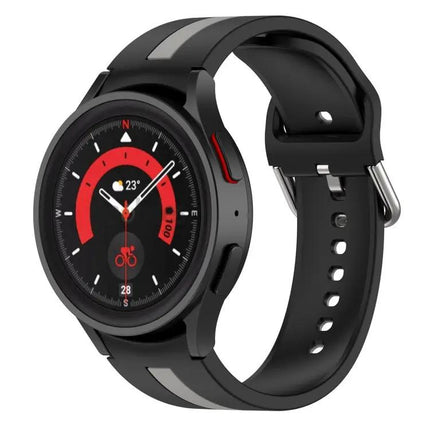 Two Color Silicone Watch Band For Samsung Galaxy Watch5 Pro