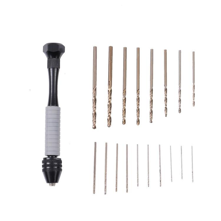 Compact Precision Mini Drill Kit with Twist Bits and Pin Vise