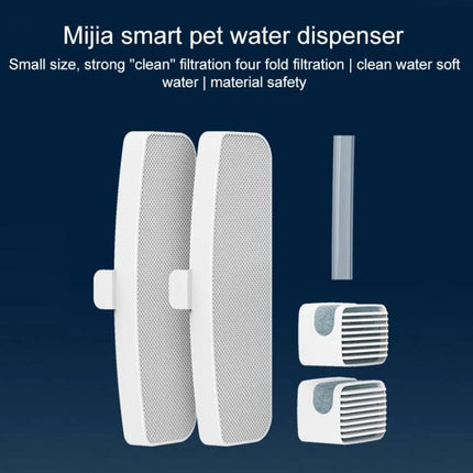 Mijia Filter Set for Daily Pet Water Dispensing at Home - replacement four-layer filters for Mijia smart pet water dispenser, cleans and softens water