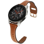 For Samsung Galaxy Watch3 / Huawei Watch GT3 Pro / Brown+Rose Gold