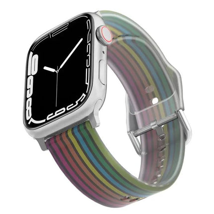 Frosted Translucent Silicone Watch Band For Apple Watch
