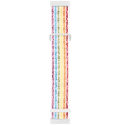 Nylon Watch Band With Rubber Buckle For Fitbit Versa 3