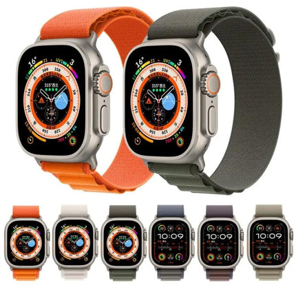 Nylon Loop Watch Band Apple Watch 44/45/46/49mm Adjustable