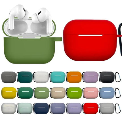 Silicone Case with Buckle for Everyday Earphone Protection