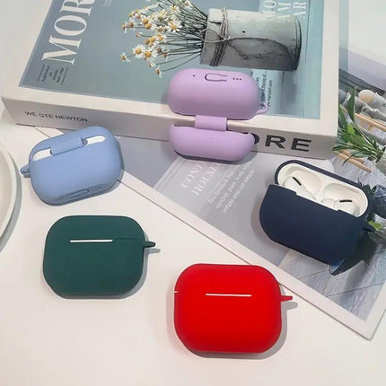 Silicone Case with Buckle for Everyday Earphone Protection