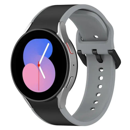 Two-Tone Silicone Watch Band For Samsung Galaxy Watch5/5 Pro