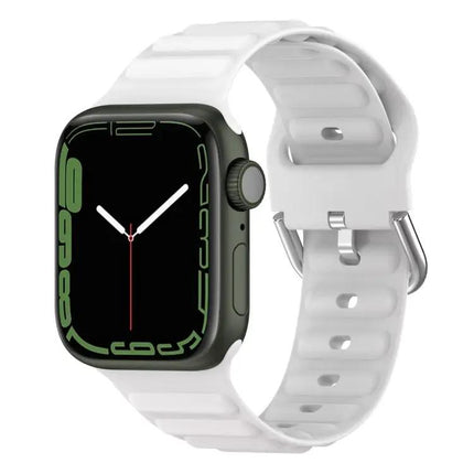 Silicone Ocean Ripple Band For Apple Watch 41mm/45mm