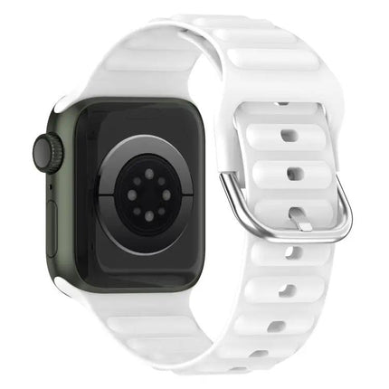 Silicone Ocean Ripple Band For Apple Watch 41mm/45mm