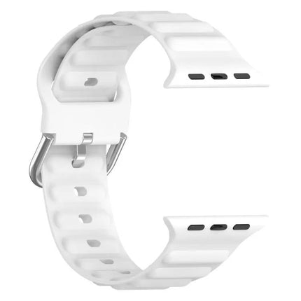 Silicone Ocean Ripple Band For Apple Watch 41mm/45mm