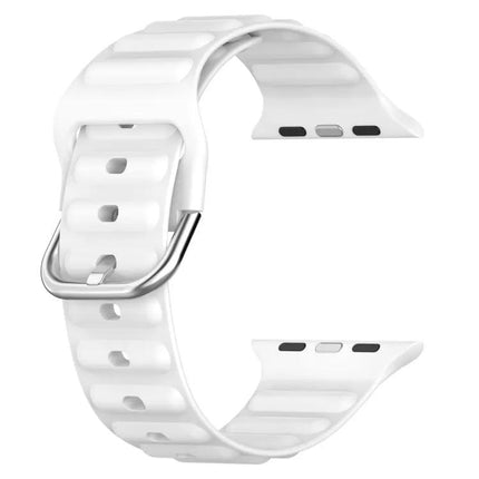 Silicone Ocean Ripple Band For Apple Watch 41mm/45mm